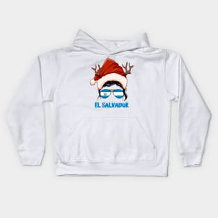 El Salvador girl, Salvadoran Christmas gift , Regalo Navidad El Salvador Kids Hoodie